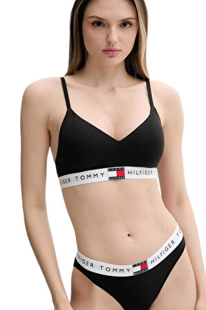 Tommy Hilfiger Kadın Siyah Bralet UW0UW05715 