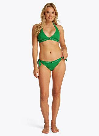 Yeşil Kadın Regular Fit Halter Yaka Bikini Üst UW0UW05813L13