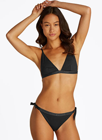 Siyah Kadın Yandan Bağlamalı Bikini Alt UW0UW05825BDS