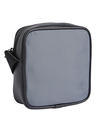 Calvin Klein Gri Erkek Postacı Çantası CK EST. NYLON CUBE REPORTER+CASE