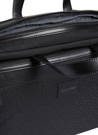 Calvin Klein Siyah Erkek Laptop Çantası CK REMOTE CONV. LAPTOP BAG MONO