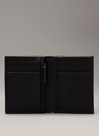 Calvin Klein Siyah Erkek Cüzdan CK SMOOTH BIFOLD 6CC W/COIN