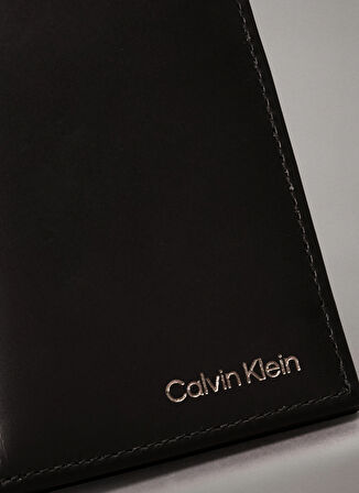 Calvin Klein Siyah Erkek Cüzdan CK SMOOTH BIFOLD 6CC W/COIN