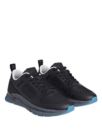 Calvin Klein Siyah Erkek Sneaker LOW TOP LACE UP MESH
