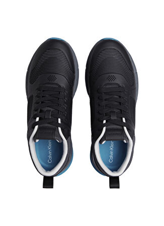 Calvin Klein Siyah Erkek Sneaker LOW TOP LACE UP MESH