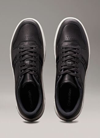 Calvin Klein Siyah Erkek Sneaker LOW TOP LACE UP LOGO