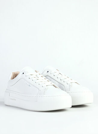 Calvin Klein Beyaz Kadın Sneaker HW0HW021180K4