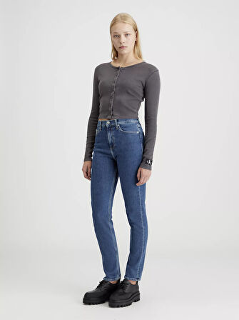 Kadın AUTHENTIC SLIM STRAIGHT Jean Pantolon-Mavi | 27/30