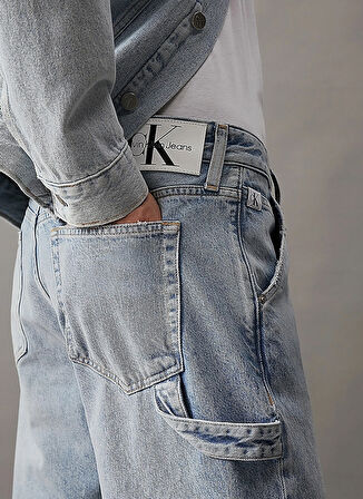 Calvin Klein Jeans Düşük Bel Straight Erkek Denim Pantolon J30J3257631AA 90'S STRAIGHT MIN