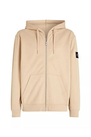 BADGE ZIP THROUGH HOODIE