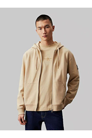 BADGE ZIP THROUGH HOODIE