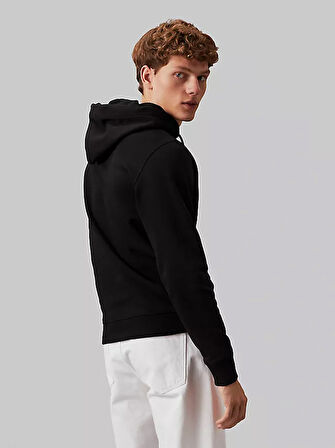 Erkek MONOLOGO Sweatshirt-Siyah | S