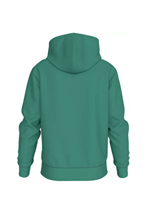 Erkek Kapüşonlu Sweatshirt - Yeşil | S