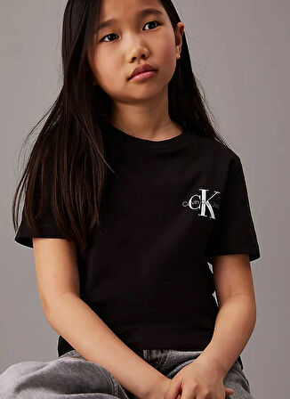 Calvin Klein Baskılı Siyah Erkek T-Shirt IU0IU00624BEH