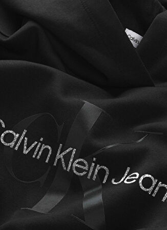 Calvin Klein Baskılı Kadın Siyah Sweatshırt IG0IG02543BEH