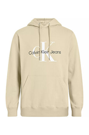Erkek SEASONAL MONOLOGO REGULAR Sweatshirt-Bej | XL