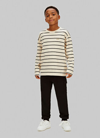 Calvin Klein Lastikli Paça Siyah Erkek Çocuk Eşofman Altı IB0IB02199BEH