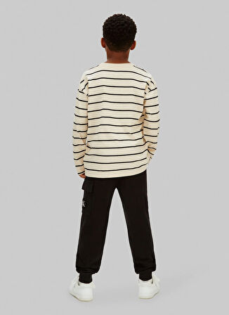 Calvin Klein Lastikli Paça Siyah Erkek Çocuk Eşofman Altı IB0IB02199BEH