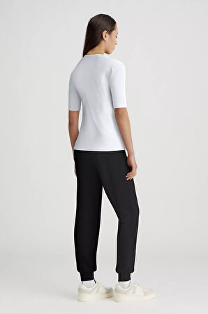 Kadın WOVEN LABEL JOG Eşofman Altı - Siyah | XS