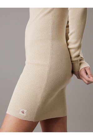 Kadın Woven Label Elbise
