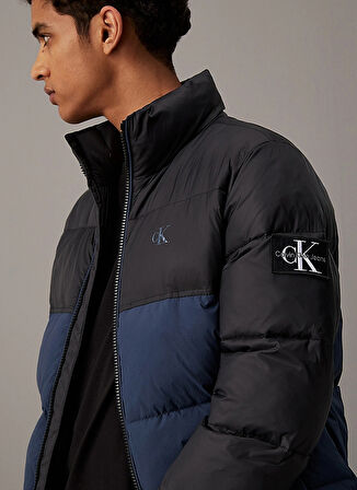 Calvin Klein Jeans Lacivert Erkek Mont J30J325584PPK NON DOWN BLOCKING