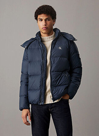 ESSENTIALS DOWN JACKET Lacivert Erkek Mont J30J325946PPK