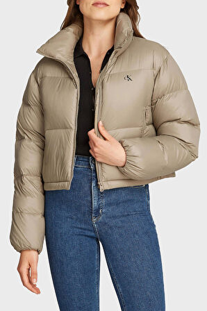 Calvin Klein DOWN CROPPED PUFFER Mont Kadın