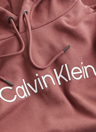 Calvin Klein Kapüşon Yaka Kırmızı Erkek Sweatshırt K10K111345VAI