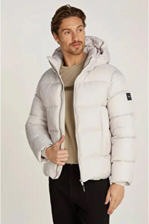 HOODED QUILT PUFFER MW