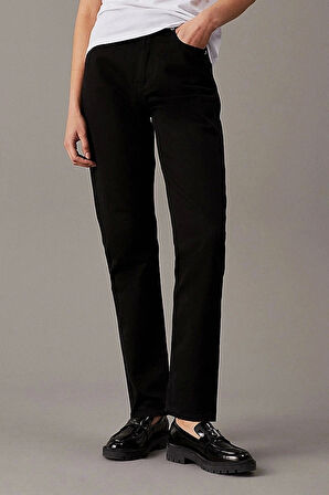 CK Jeans AUTHENTIC SLIM STRAIGHT Kadın SİYAH Jeans J20J224896-BEH