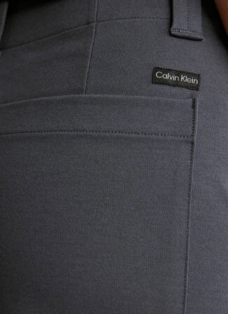 Calvin Klein Jeans Yüksek Bel Standart Siyah Kadın Pantolon LOOSE MILANO PANT