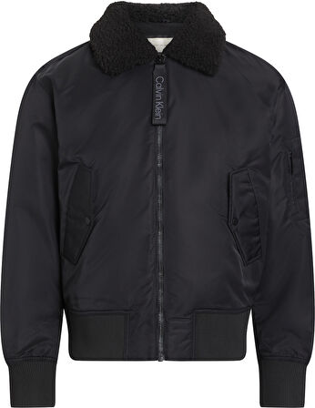 CALVIN KLEIN AVIATOR SHERPA JACKET Mont