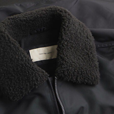 CALVIN KLEIN AVIATOR SHERPA JACKET Mont