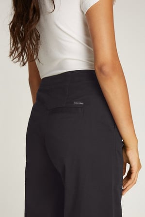 Kadın Brushed Casual Pantolon - Siyah | 26