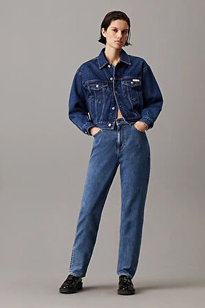 Kadın MOM JEAN Jean Pantolon - Mavi | 27/28