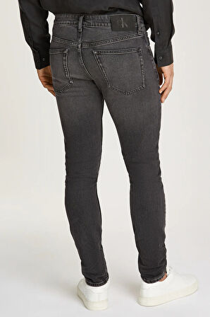 Erkek SLIM TAPER Jean Pantolon - Siyah  | 33/32