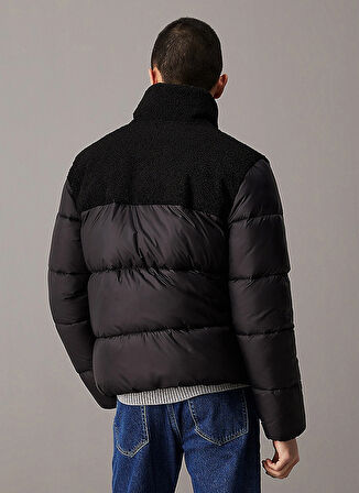 Calvin Klein Jeans Siyah Erkek Mont J30J326091BEH SHERPA PUFFER JACKET