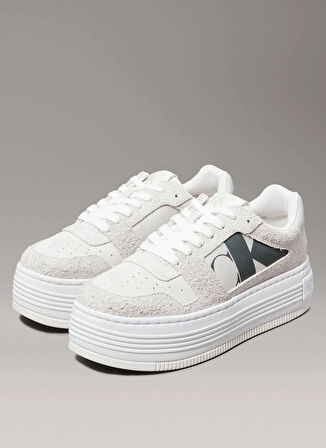 Calvin Klein Krem Kadın Sneaker YW0YW016040GE