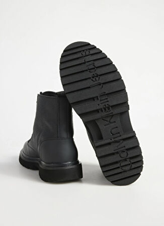 Calvin Klein Deri Siyah Erkek Bot EVA MID LACEUP BOOT LTH