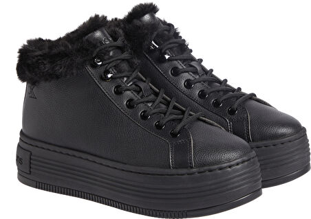 CALVIN KLEIN BOLD PLATF LOW LACEUP MG LTH Sneaker