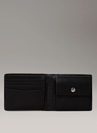 Calvin Klein Siyah Erkek Cüzdan-Anahtarlık Tk GIFT BIFOLD W/COIN & KEY FOB