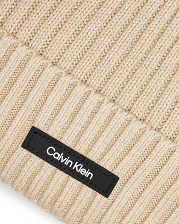 Calvin Klein Classic Coton Beanie Headwear Bere