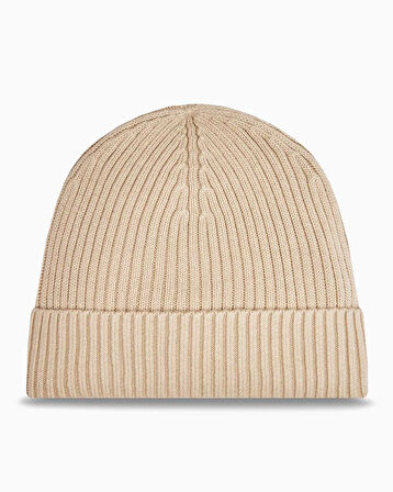 Calvin Klein Classic Coton Beanie Headwear Bere