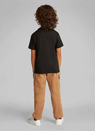 Calvin Klein Baskılı Siyah Erkek Çocuk T-Shirt IU0IU00682BEH