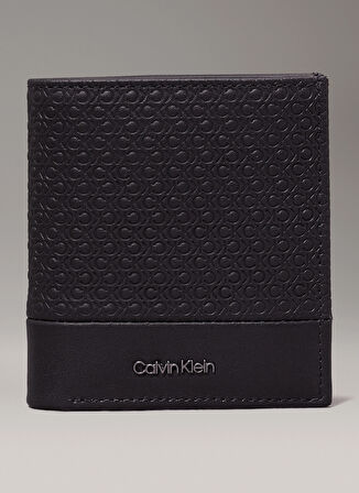 Calvin Klein Siyah Erkek Cüzdan NANO MONO TRIFOLD 6CC W/COIN