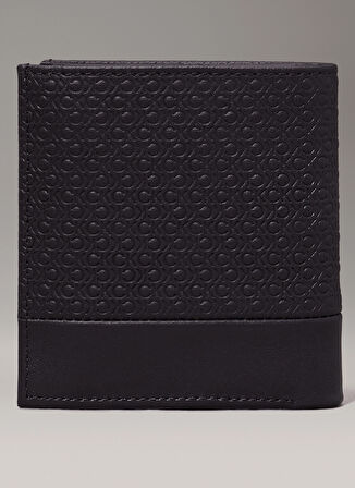 Calvin Klein Siyah Erkek Cüzdan NANO MONO TRIFOLD 6CC W/COIN