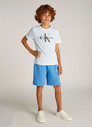 Calvin Klein Beyaz Erkek Çocuk T-Shirt