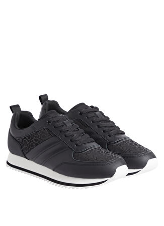 Calvin Klein Siyah Erkek Sneaker LOW TOP LACE UP REPR MONO