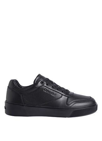 Calvin Klein Siyah Erkek Sneaker LOW TOP LACE UP BSKT LTH