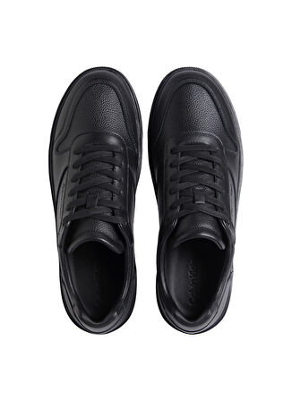 Calvin Klein Siyah Erkek Sneaker LOW TOP LACE UP BSKT LTH